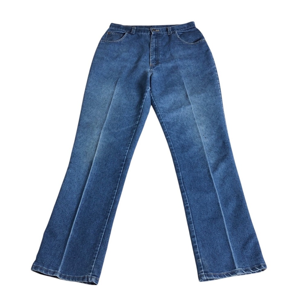 Vintage 90s Sheplers Western Jeans Womens 14 Tall Blue High Rise Straight USA